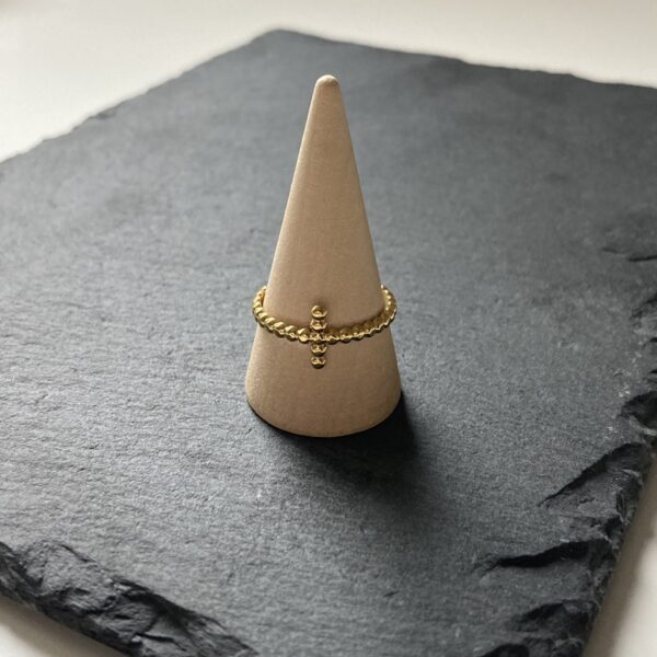 Anillo Cruz Golden
