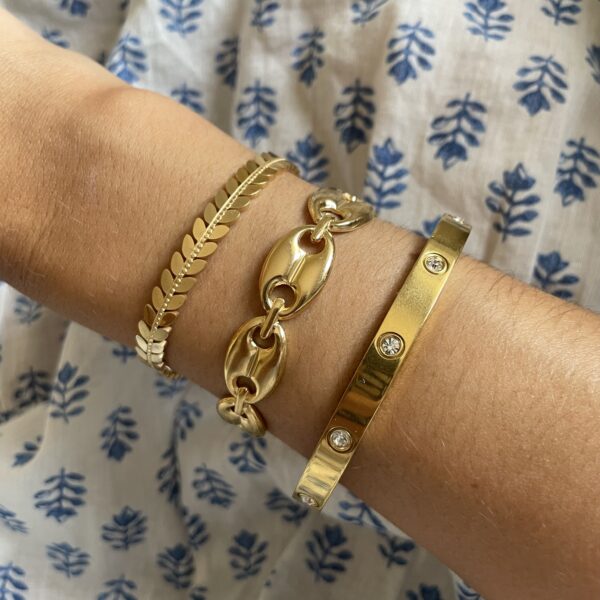 Brazalete Rayas Golden - Imagen 2