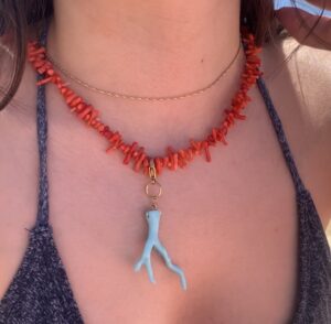 Charm Coral Verde Agua