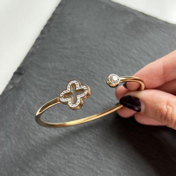 Brazalete Trébol Golden