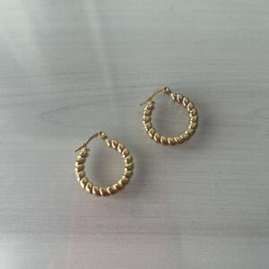 Aros Cuerda Golden