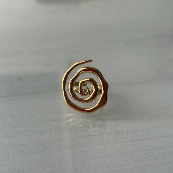 Anillo Espiral Golden