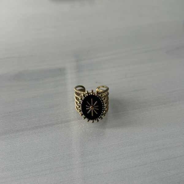 Anillo Black Golden